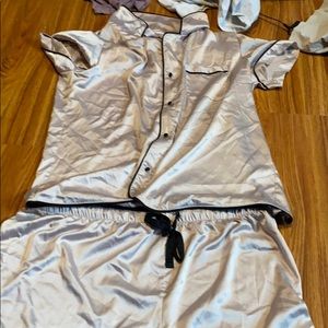 Satin pajamas set